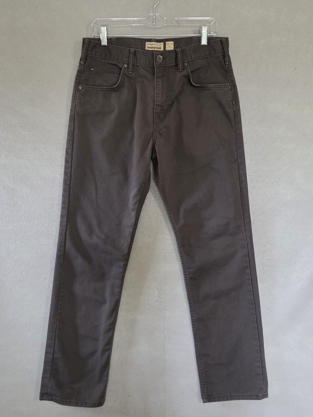 Patagonia Mens Forge Gray Straight Performance Twill Jeans 56490 Size 33x31